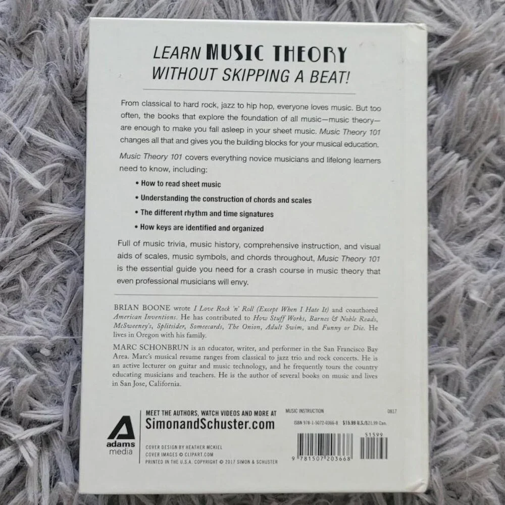 Music Theory Hardcover Book